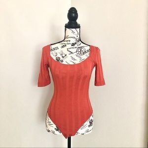 Forever 21 Orange Bodysuit